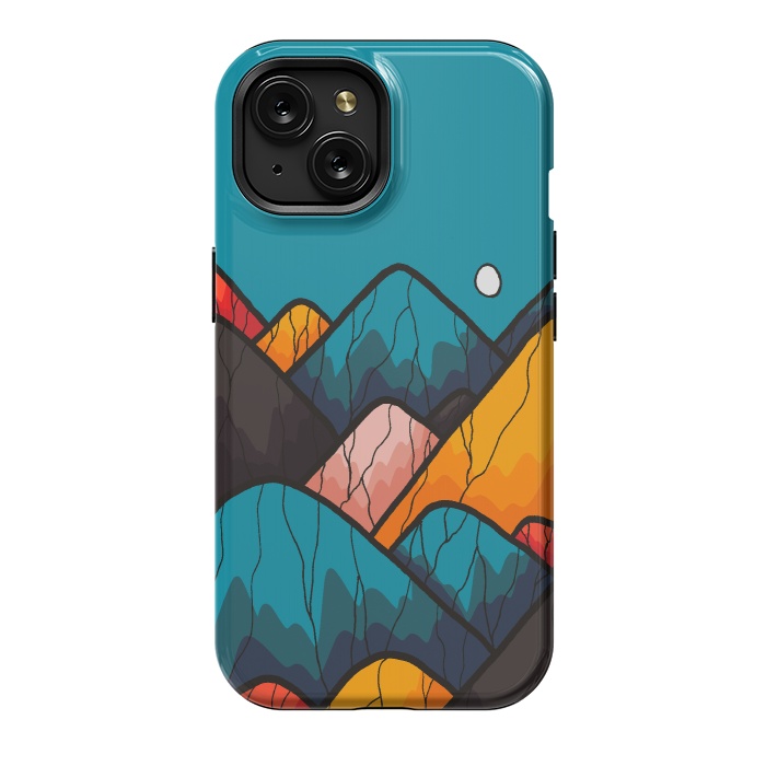 iPhone 15 StrongFit Round rock peaks by Steve Wade (Swade)