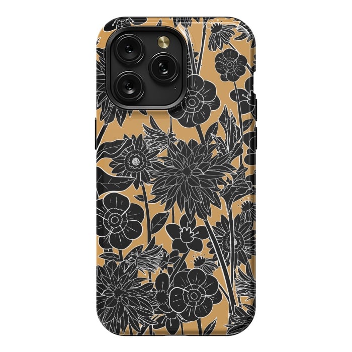 iPhone 15 Pro Max StrongFit Dark gold spring by Steve Wade (Swade)