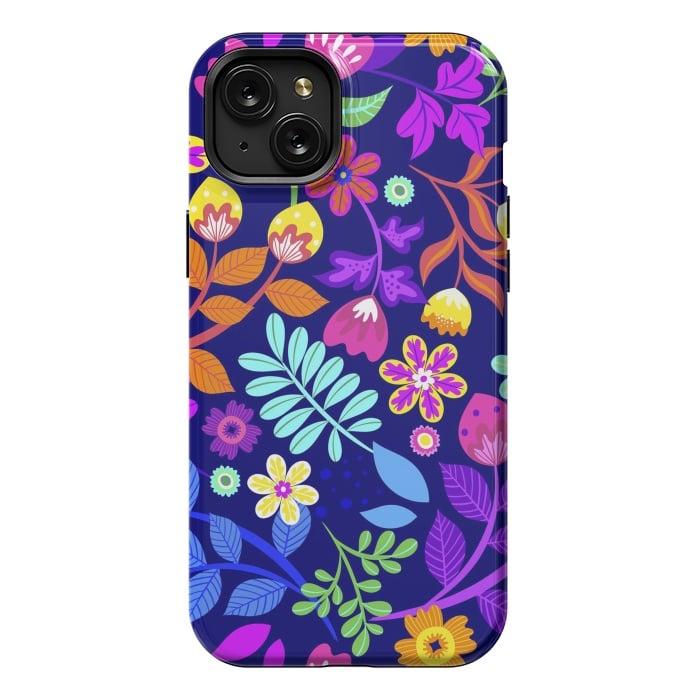 iPhone 15 Plus StrongFit Cute Flowers by ArtsCase