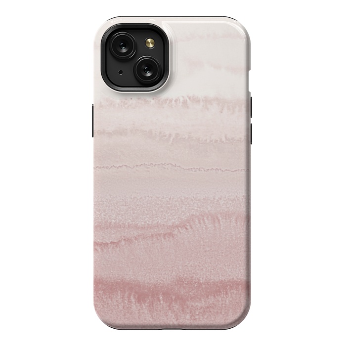 iPhone 15 Plus StrongFit WITHIN THE TIDES - BALLERINA BLUSH by Monika Strigel
