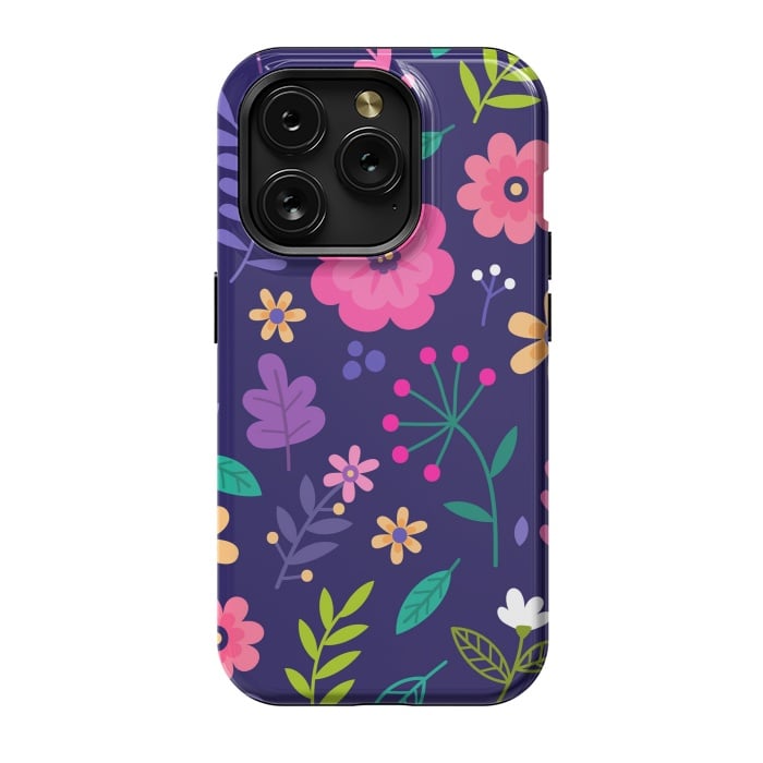 iPhone 15 Pro StrongFit Ditsy Flowers by ArtsCase