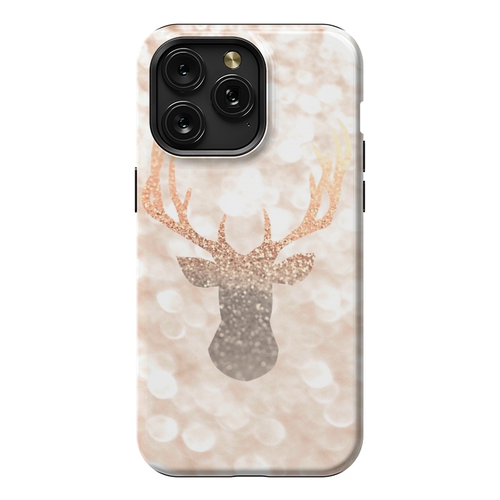 iPhone 15 Pro Max StrongFit CHAMPAGNER SANDY  STAG by Monika Strigel
