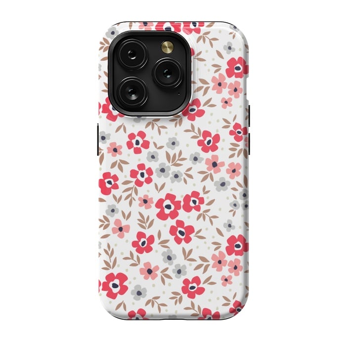 iPhone 15 Pro StrongFit Seamless Flowers ONE by ArtsCase