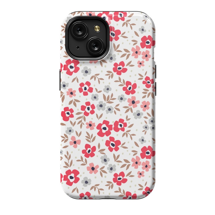 iPhone 15 StrongFit Seamless Flowers ONE by ArtsCase