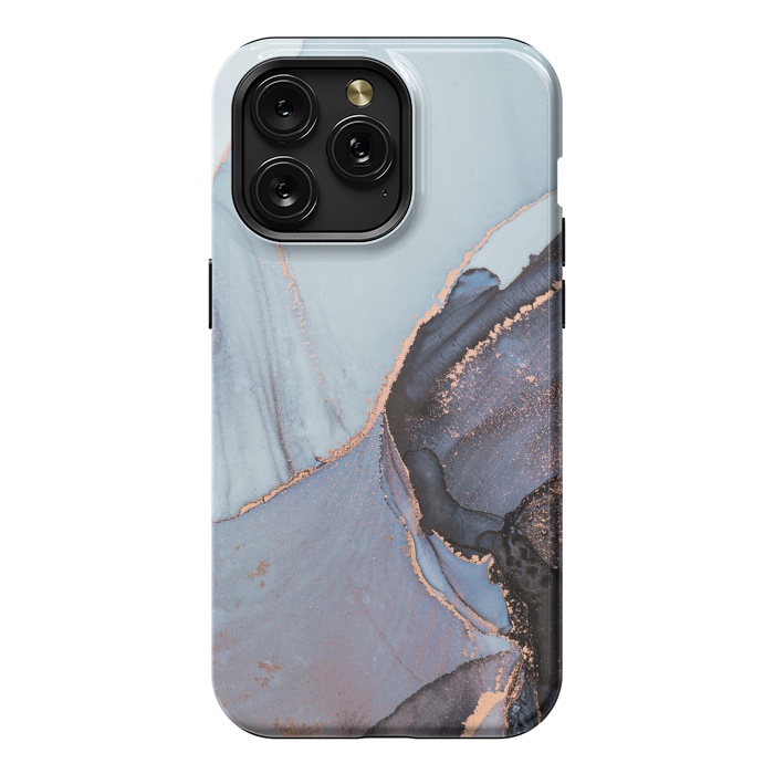 iPhone 15 Pro Max StrongFit Gray and Gold Paints by ArtsCase
