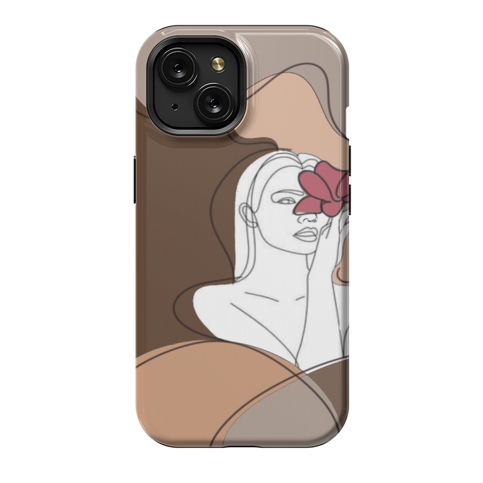 iPhone 15 StrongFit Abstract woman by CAS