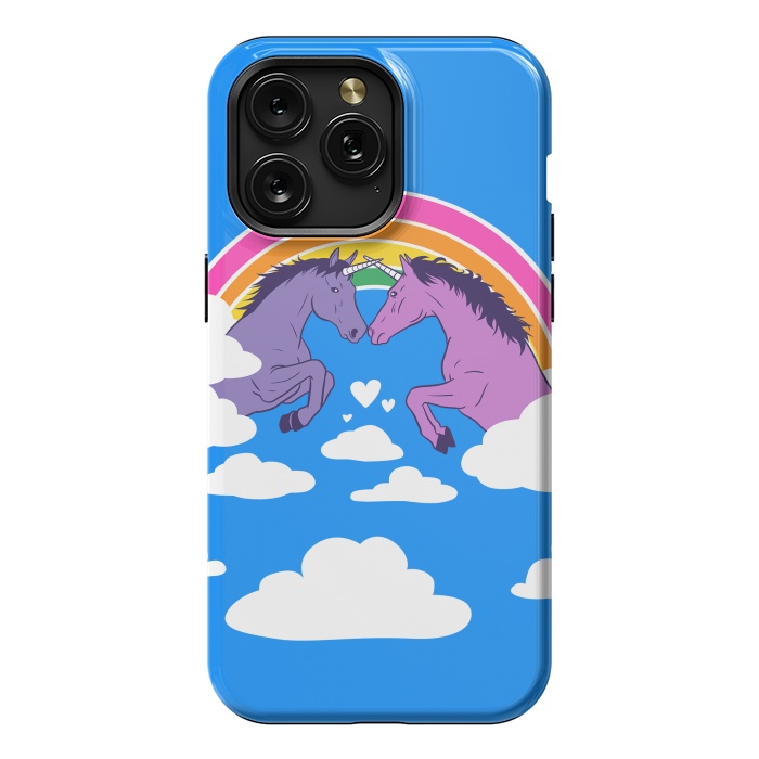 iPhone 15 Pro Max StrongFit Duel of unicorns by Alberto