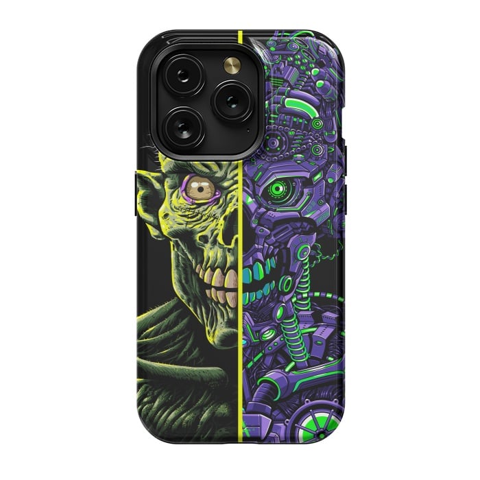 iPhone 15 Pro StrongFit Zombie vs Robot by Alberto