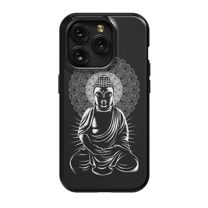 iPhone 15 Pro StrongFit Buddha practicing yoga by Alberto