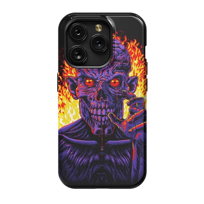 iPhone 15 Pro StrongFit Zombie in flames by Alberto