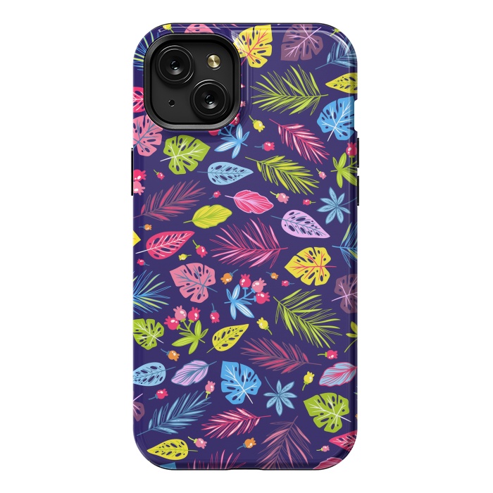 iPhone 15 Plus StrongFit Summer Coulored Floral Design by ArtsCase