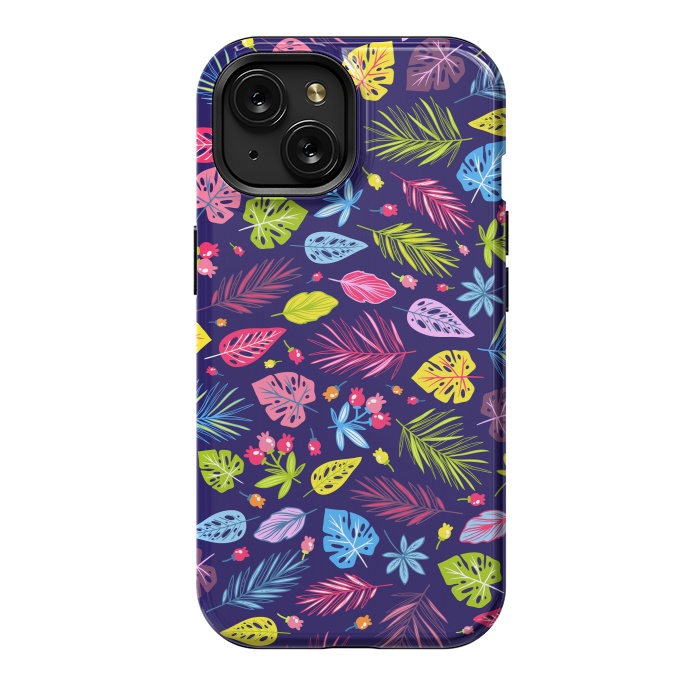 iPhone 15 StrongFit Summer Coulored Floral Design by ArtsCase