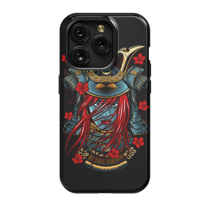 iPhone 15 Pro StrongFit redhead girl Samurai by Alberto