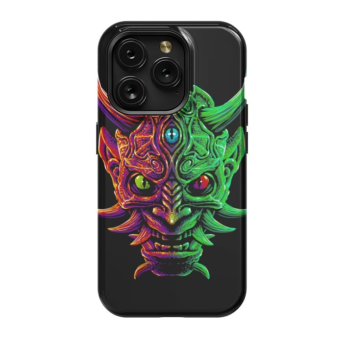 iPhone 15 Pro StrongFit Demon with 3 Japanese eyes by Alberto