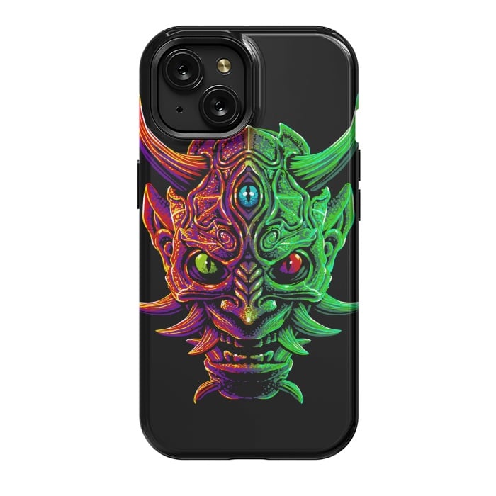 iPhone 15 StrongFit Demon with 3 Japanese eyes by Alberto
