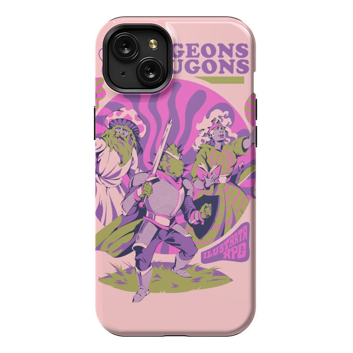 iPhone 15 Plus StrongFit Dungeons & Drugons by Ilustrata