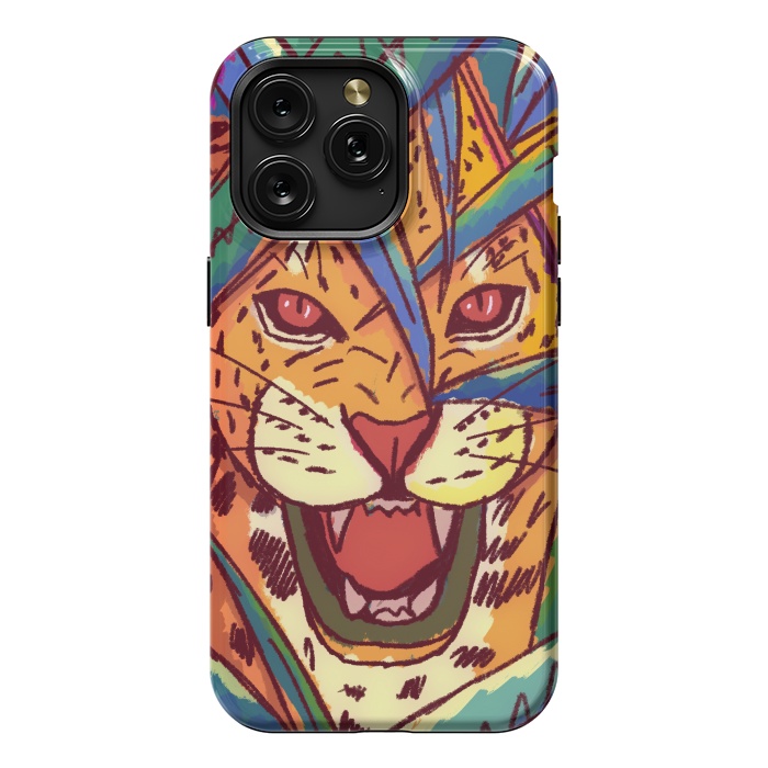 iPhone 15 Pro Max StrongFit The jungle cat by Steve Wade (Swade)