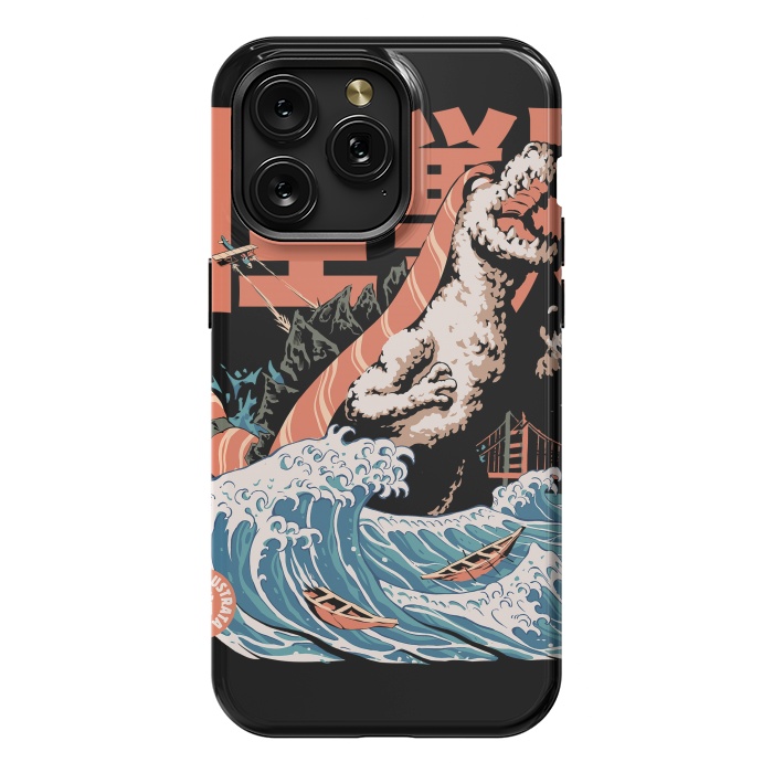 iPhone 15 Pro Max StrongFit Dino Sushi by Ilustrata
