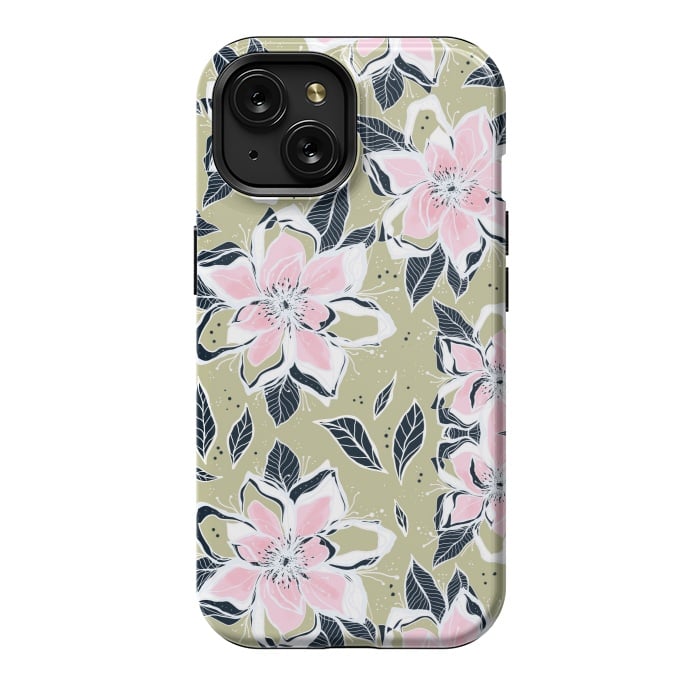 iPhone 15 StrongFit Flowers always  by Rose Halsey