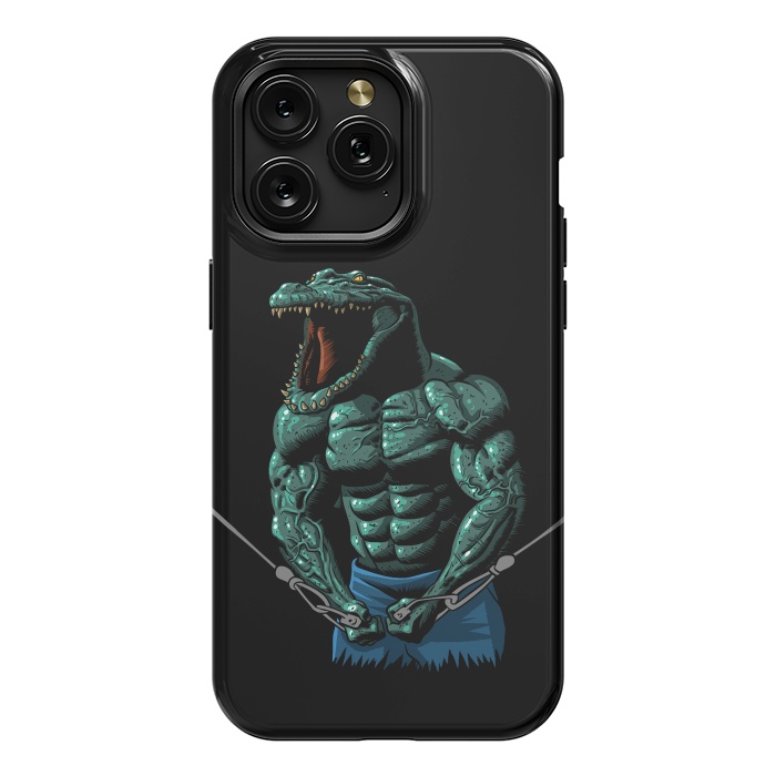 iPhone 15 Pro Max StrongFit crocodile training by Alberto