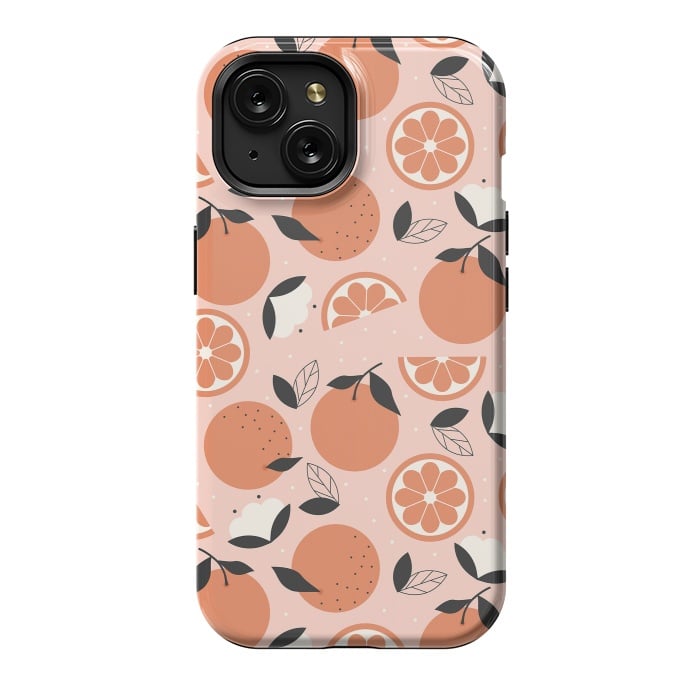 iPhone 15 StrongFit Oranges by ArtPrInk
