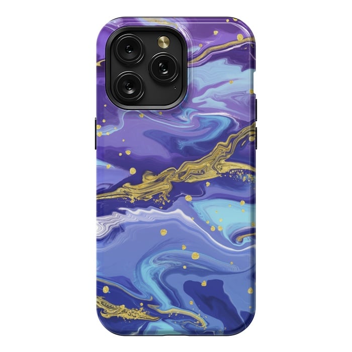 iPhone 15 Pro Max StrongFit Colorful Marble by ArtsCase