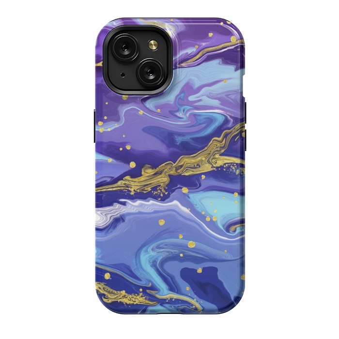 iPhone 15 StrongFit Colorful Marble by ArtsCase