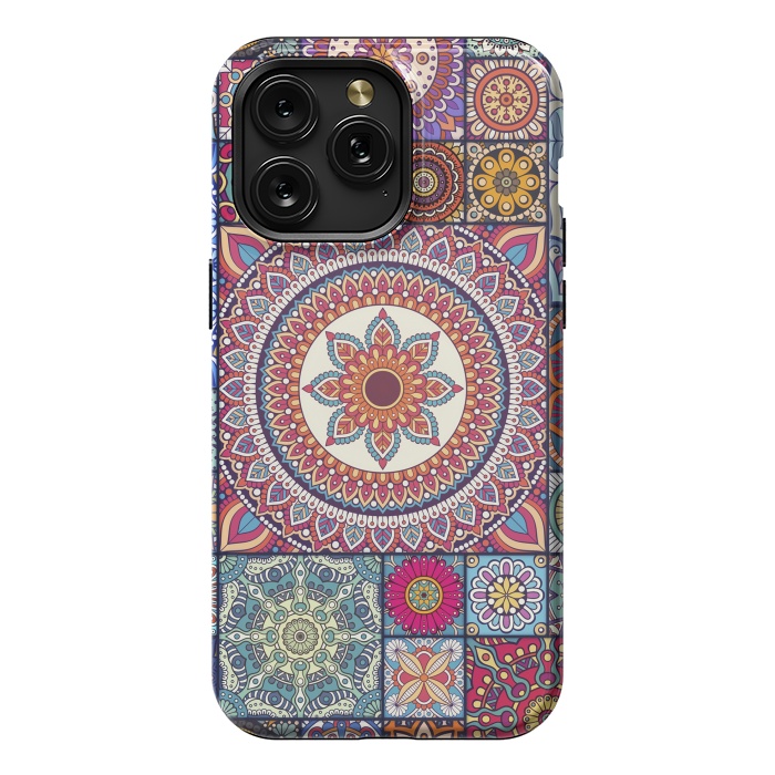 iPhone 15 Pro Max StrongFit Different Types of Mandalas by ArtsCase