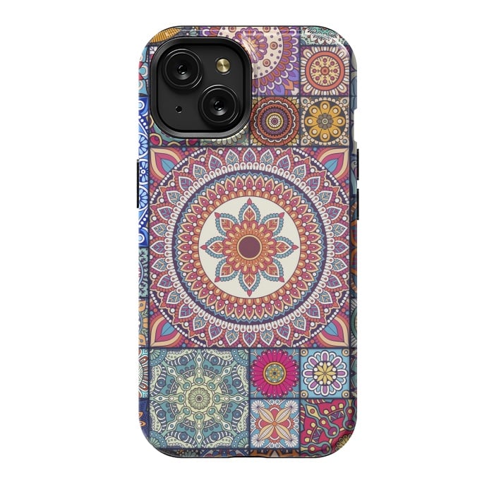 iPhone 15 StrongFit Different Types of Mandalas by ArtsCase