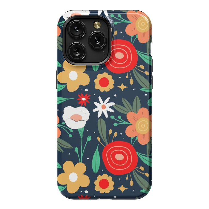 iPhone 15 Pro Max StrongFit WildFlowers by ArtsCase