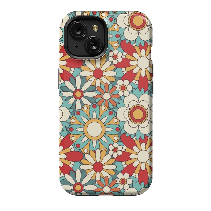 iPhone 15 StrongFit Spring Flowers  by ArtsCase