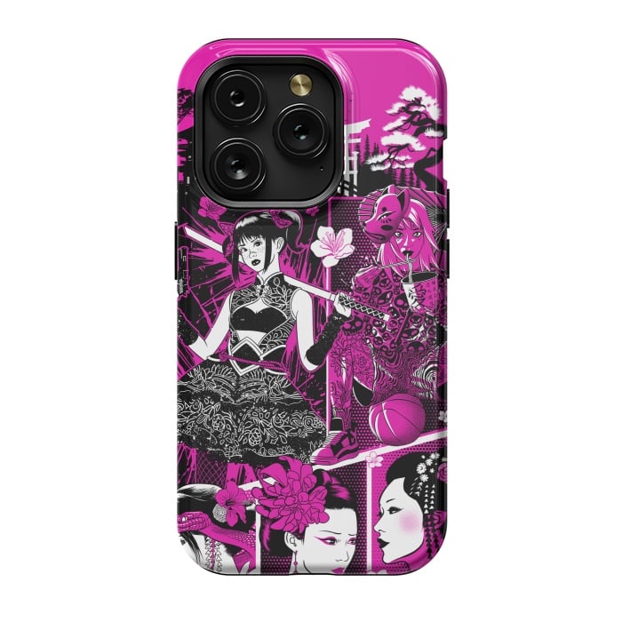 iPhone 15 Pro StrongFit pink geisha  by Alberto