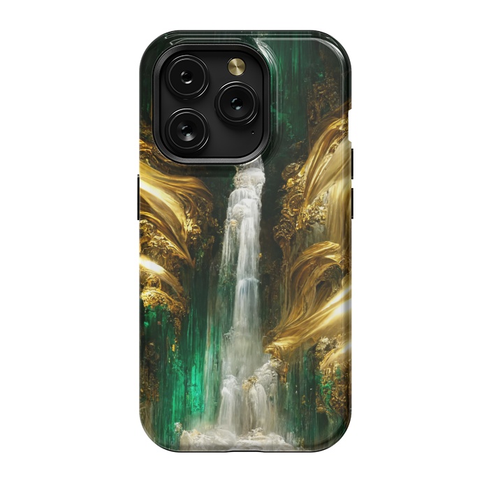 iPhone 15 Pro StrongFit sparkle waterfall by haroulita