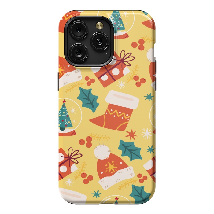 iPhone 15 Pro Max StrongFit Christmas Boots and Hats by ArtsCase