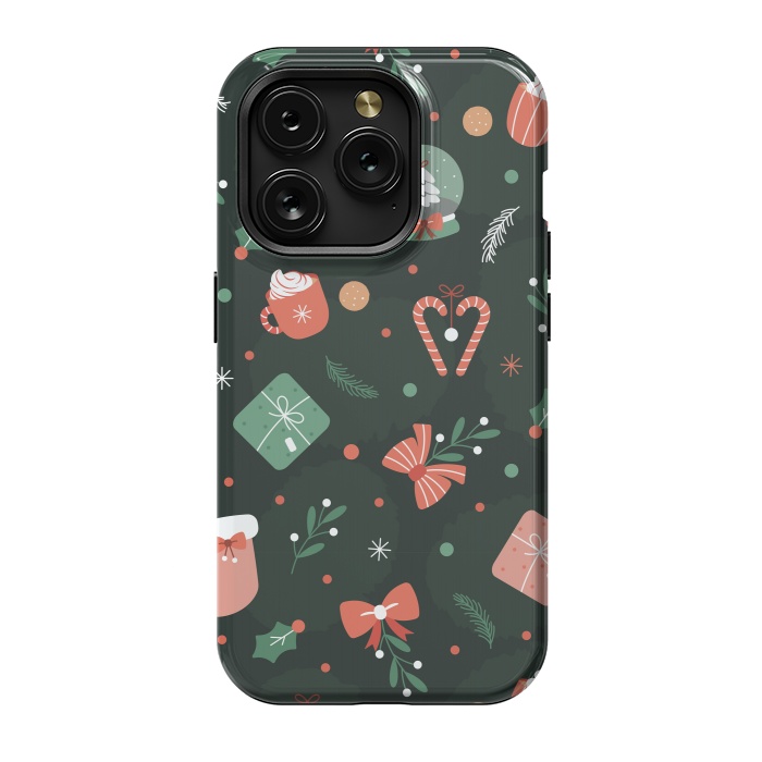 iPhone 15 Pro StrongFit Christmas Objects by ArtsCase