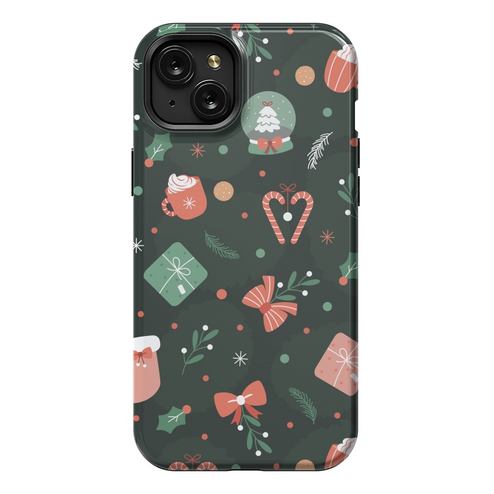 iPhone 15 Plus StrongFit Christmas Objects by ArtsCase