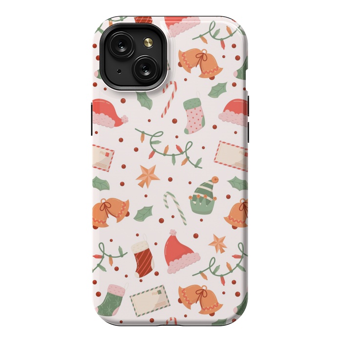 iPhone 15 Plus StrongFit Christmas Pattern XXXXX by ArtsCase