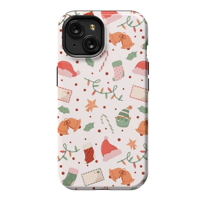 iPhone 15 StrongFit Christmas Pattern XXXXX by ArtsCase
