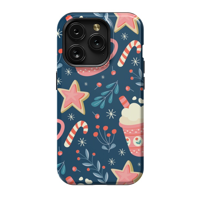 iPhone 15 Pro StrongFit Cute Christmas Pattern VI by ArtsCase
