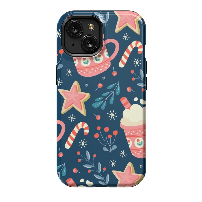 iPhone 15 StrongFit Cute Christmas Pattern VI by ArtsCase