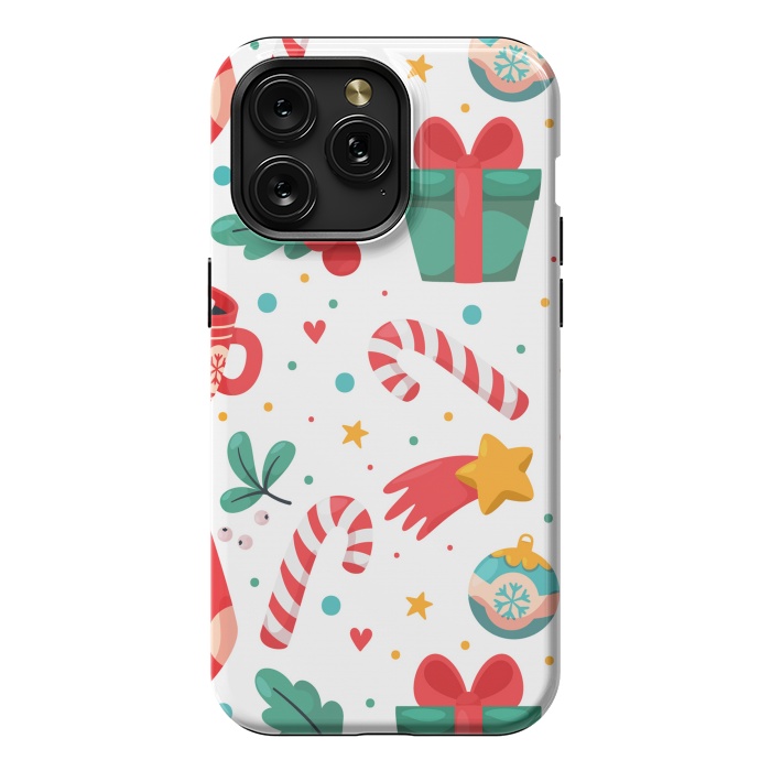 iPhone 15 Pro Max StrongFit Christmas Pattern by ArtsCase