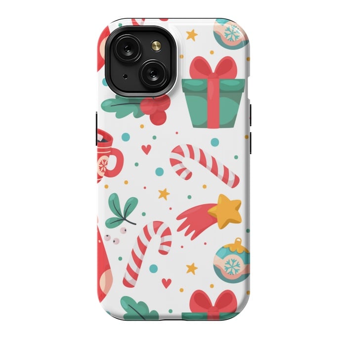 iPhone 15 StrongFit Christmas Pattern by ArtsCase