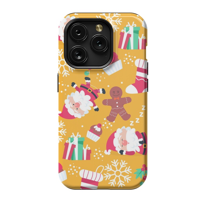 iPhone 15 Pro StrongFit Cute Pattern for Christmas  by ArtsCase