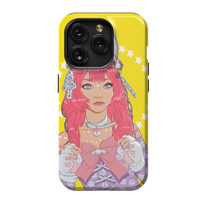 iPhone 15 Pro StrongFit Kawaii Girl by Alberto