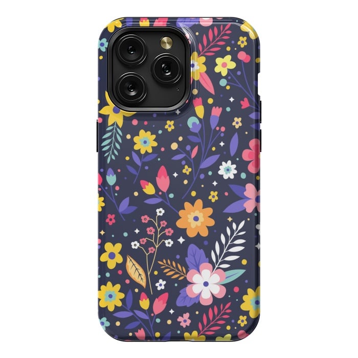 iPhone 15 Pro Max StrongFit Beautifull Flowers with Vibrant Colors by ArtsCase