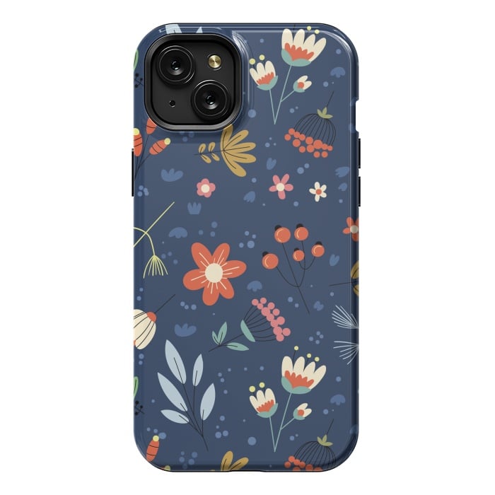 iPhone 15 Plus StrongFit Cute Flowers VIII by ArtsCase