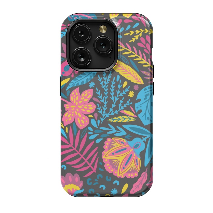 iPhone 15 Pro StrongFit HAPPY LEAVES by ArtsCase