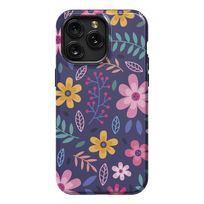 iPhone 15 Pro Max StrongFit Pink Flowers for You  by ArtsCase