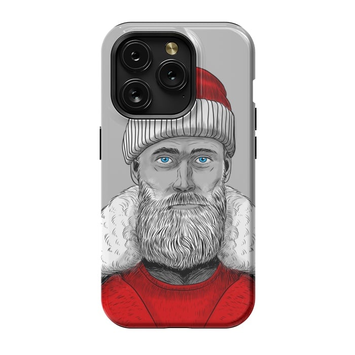 iPhone 15 Pro StrongFit Santa Claus Hipster by Alberto