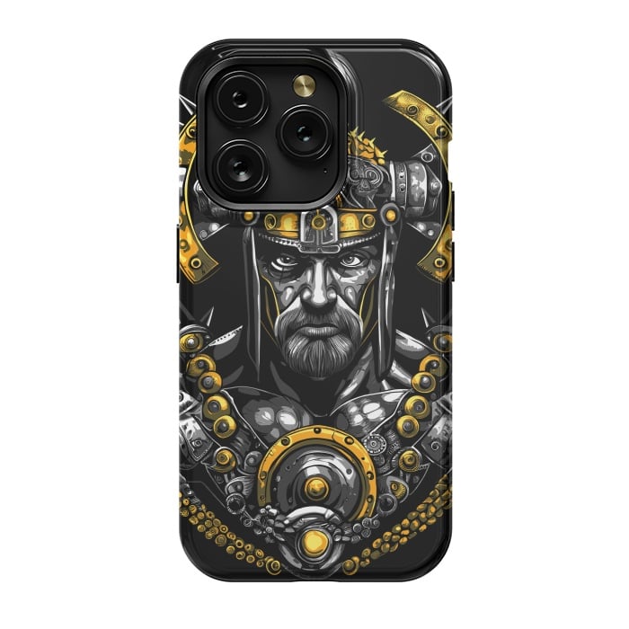 iPhone 15 Pro StrongFit Fantasy warrior with spikes by Alberto